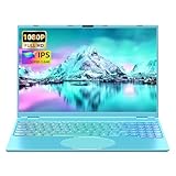 Fsjun 16 Zoll FHD Laptop Grün, 512GB SSD, 16GB DDR4 RAM, Quad-Core N95 Prozessor bis zu 3.4GHz(Beat…